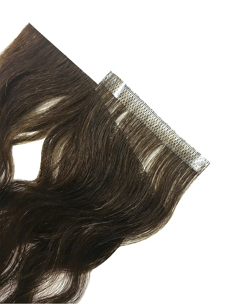 1 Pc Skin Weft Wavy Human Hair Extensions 18"