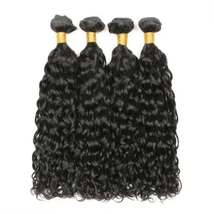 100% Nartual Wave Virgin Human Hair 4 Bundles