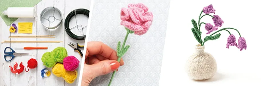 20 To Make Flowers To Knit