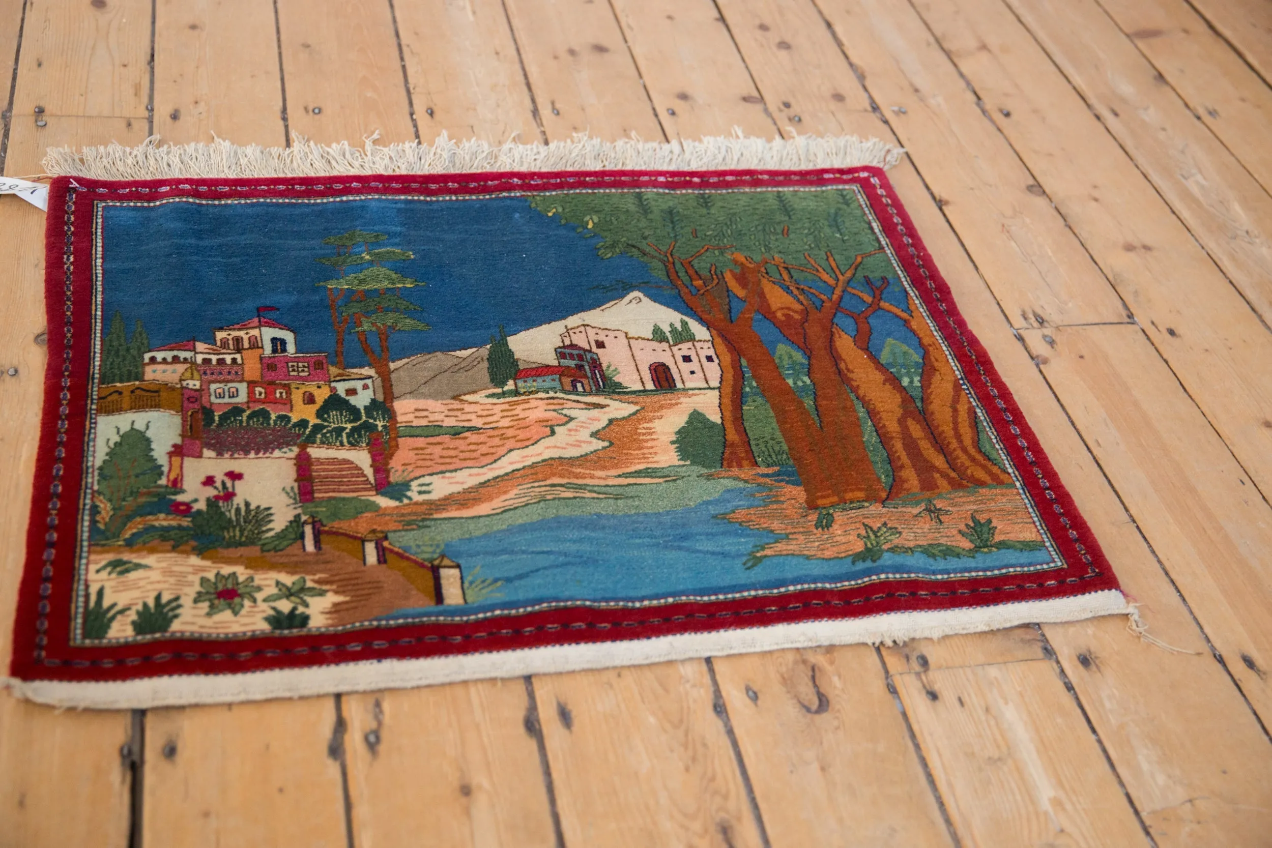 2x3 Vintage Kashan Rug Mat