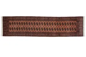 3x11.5 Vintage Fine Bokhara Rug Runner