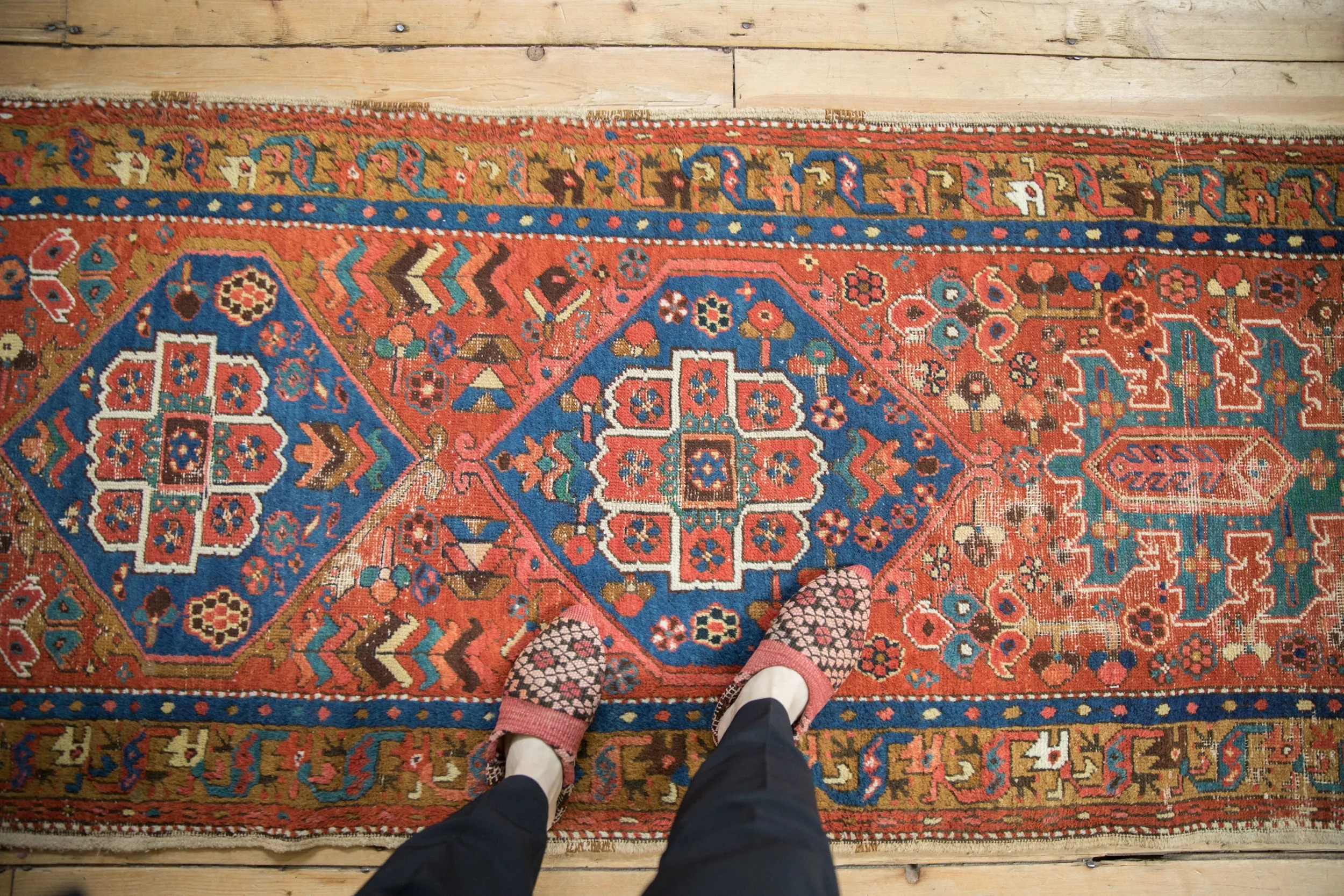 3x9 Antique Northwest Persian Rug Runner