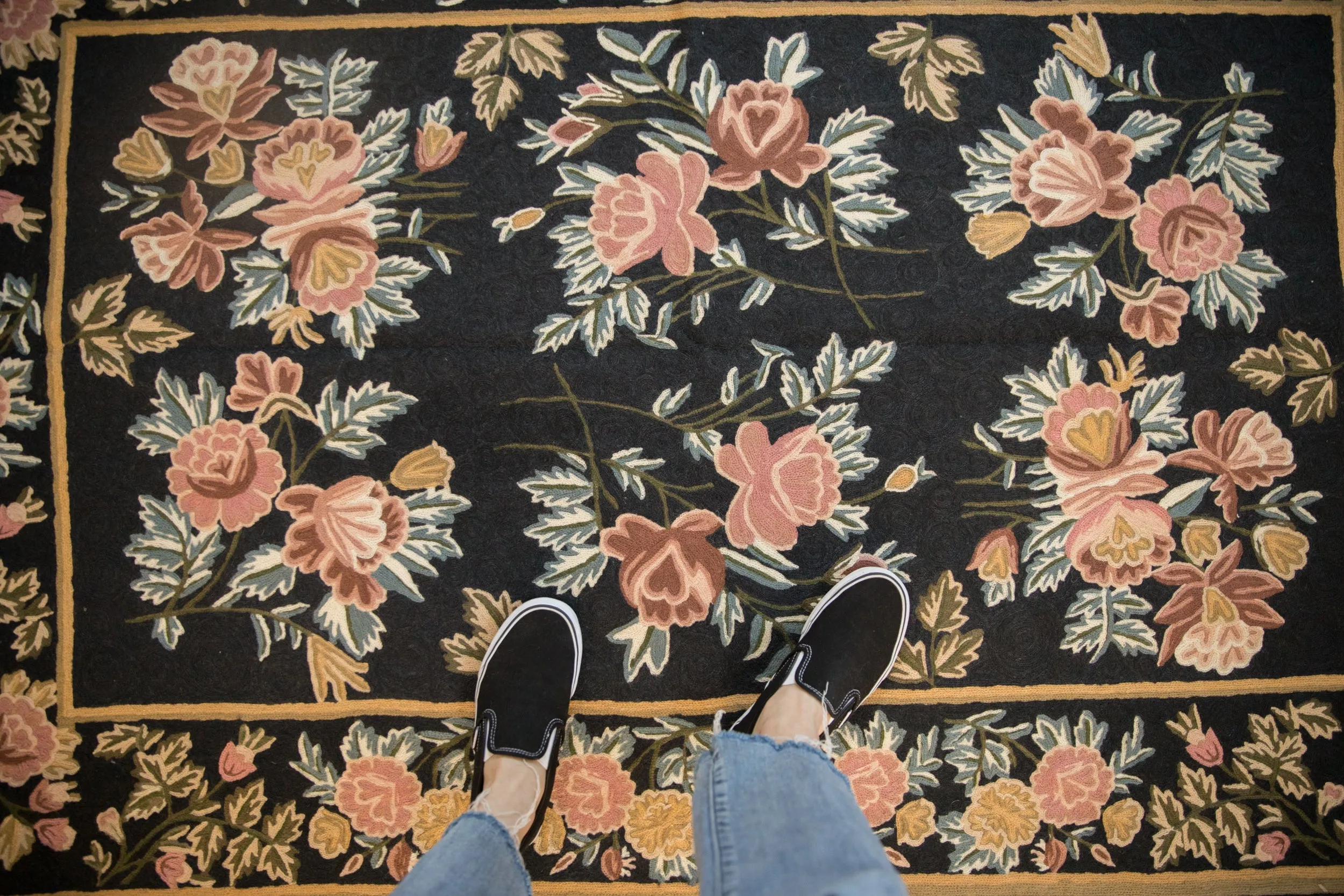 4x6 Vintage Chainstitch Rug