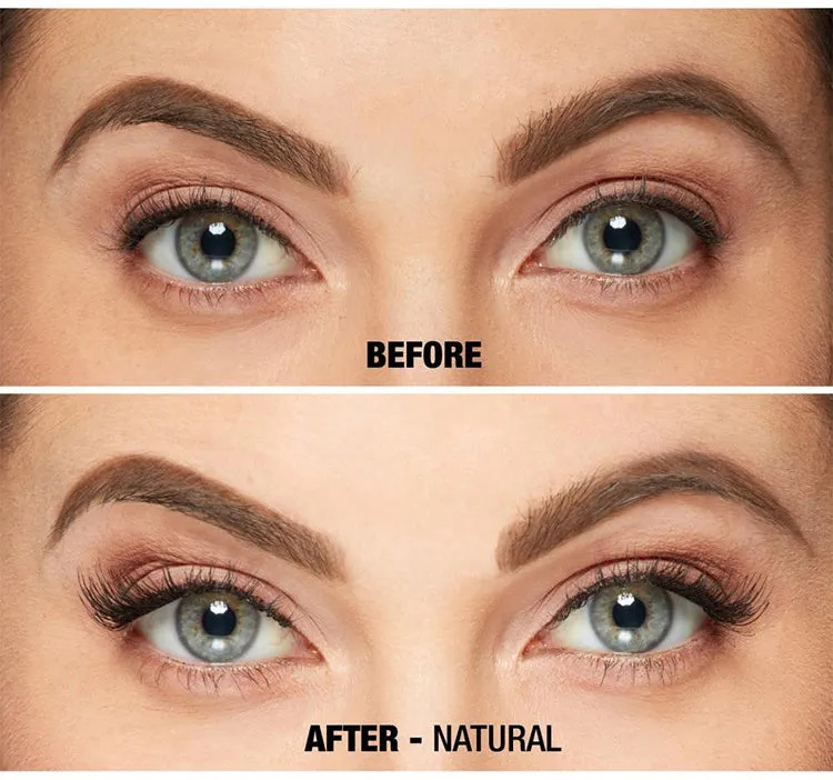 6D Magnetic Eyelashes   3 Magnets Half Soft Hair Natural Beauty