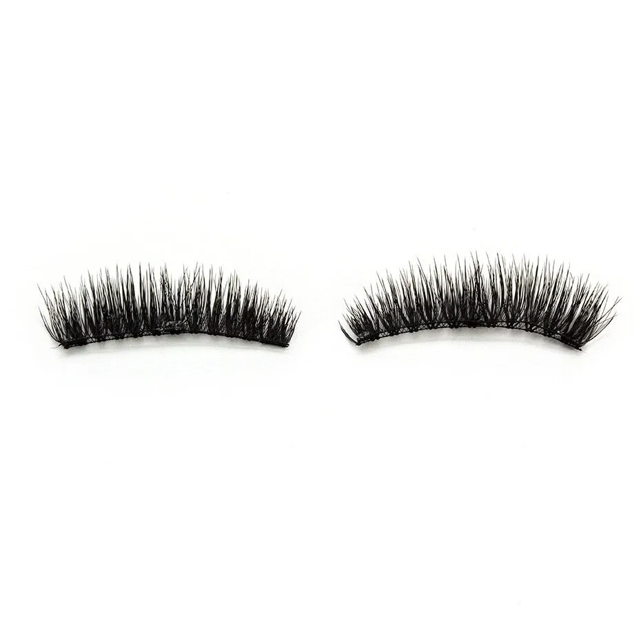 6D Magnetic Eyelashes   3 Magnets Soft Hair Natural Tapered