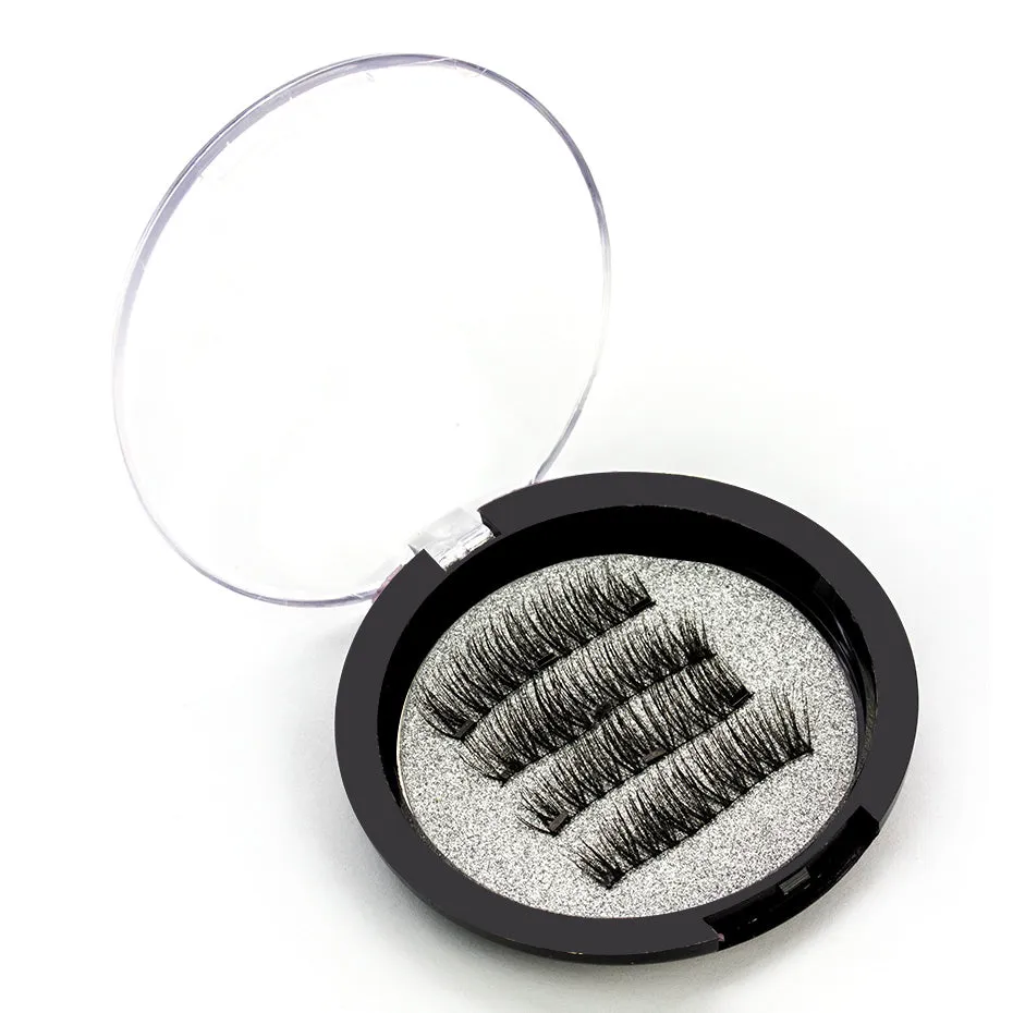 6D Magnetic Eyelashes   3 Magnets Soft Hair Natural Tapered