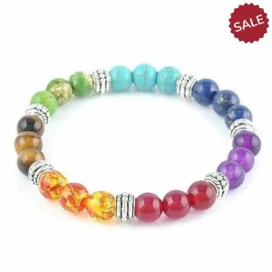 7 Chakra Reiki Natural Gemstone Bracelet