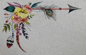 AC630 Boho Arrow and Flowers