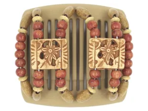 African Butterfly Chameleon Hair Comb - Dupla Blonde 33