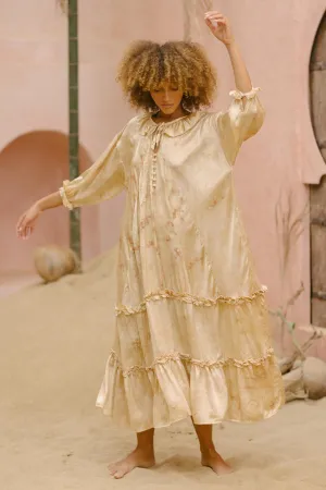 Allegra Joy, Rose Petal Dyed, Silk Gown