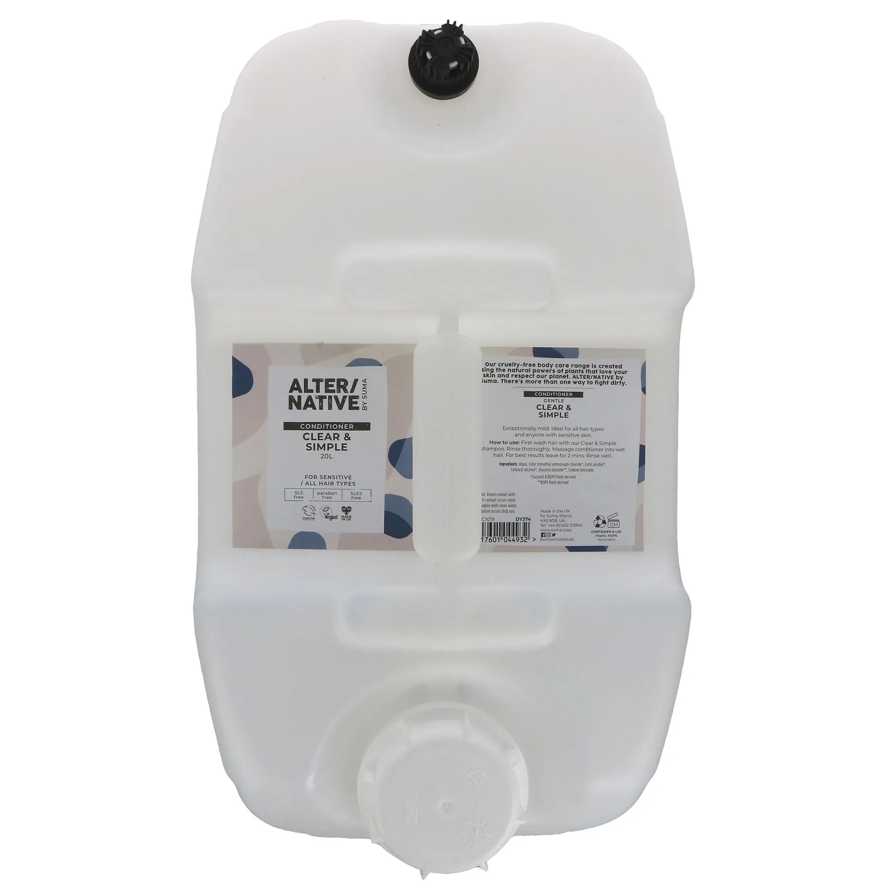Alter/Native | Conditioner - Clear & Simple - Sensitive/for all hair types | 20l