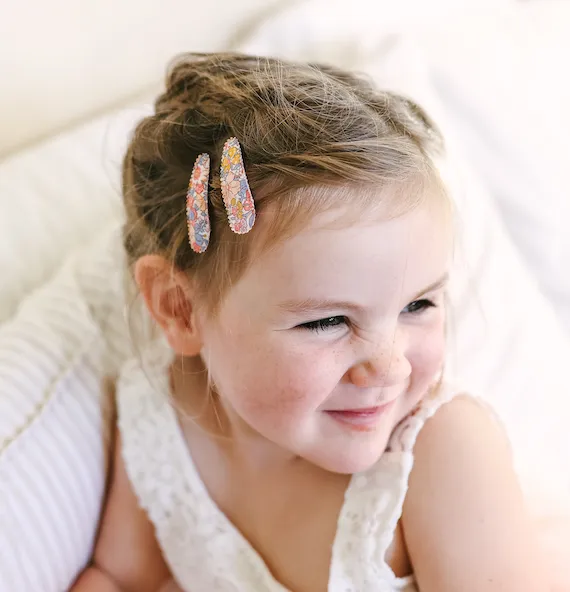 Amelia Floral Hair Clip Set