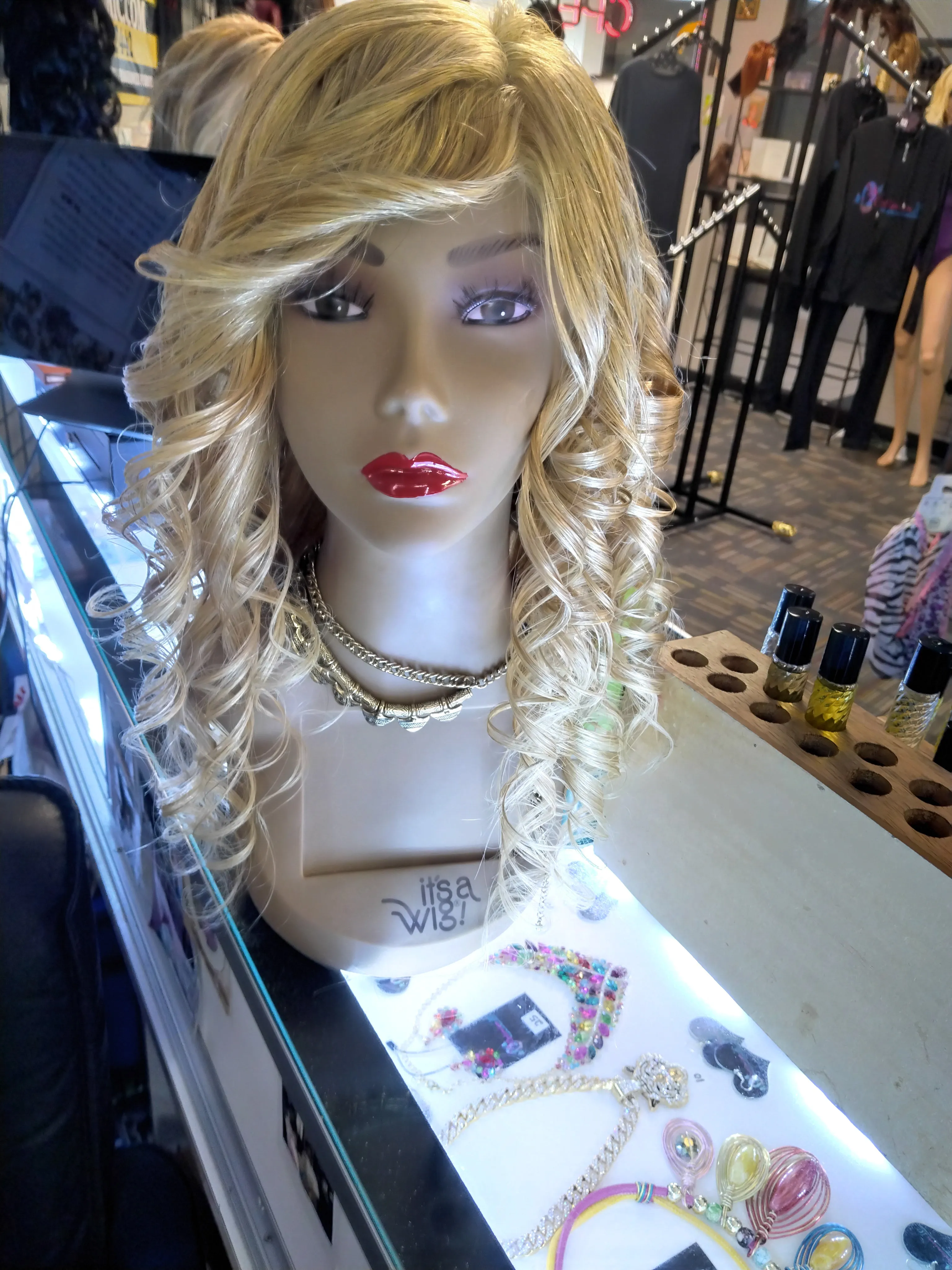 Amore $195 100% Honey Blonde Human Hair Body Wave Wigs 22inches Optimismic Wigs and Gifts West St Paul MN