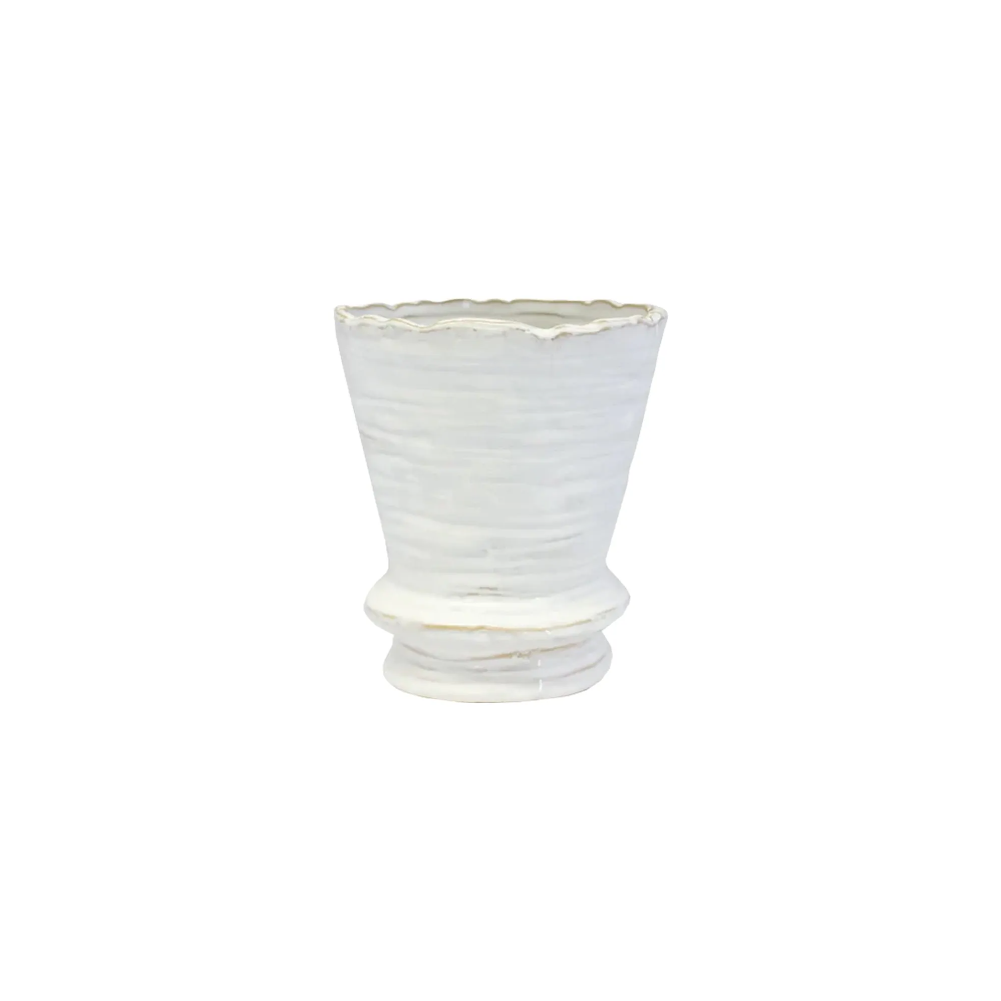 Ariel Planter - Ecru - 15.5cm