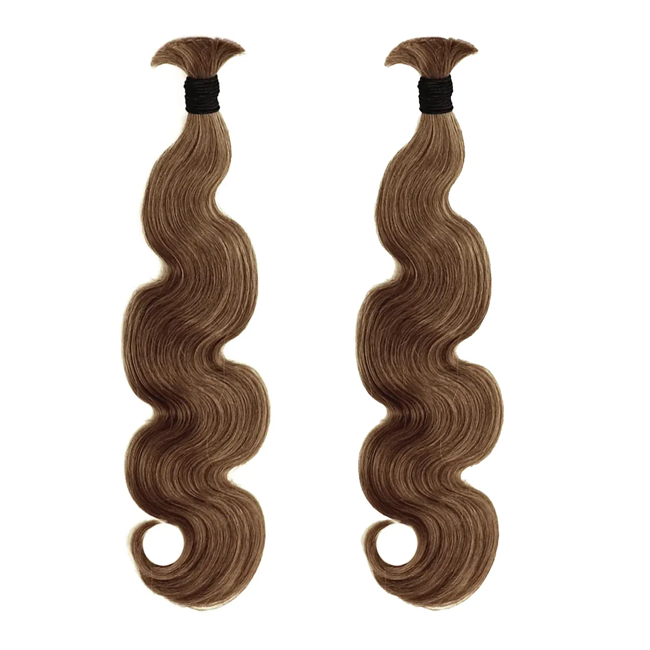 Auburn Brown Body Wave Boho Braids Bulk Hair for Braiding