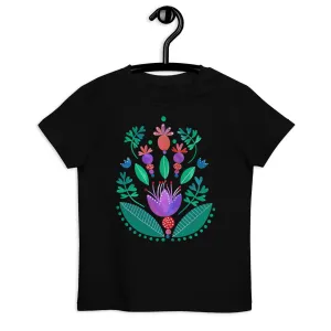 Balancing Flowers - Kid's Organic Cotton T-Shirt