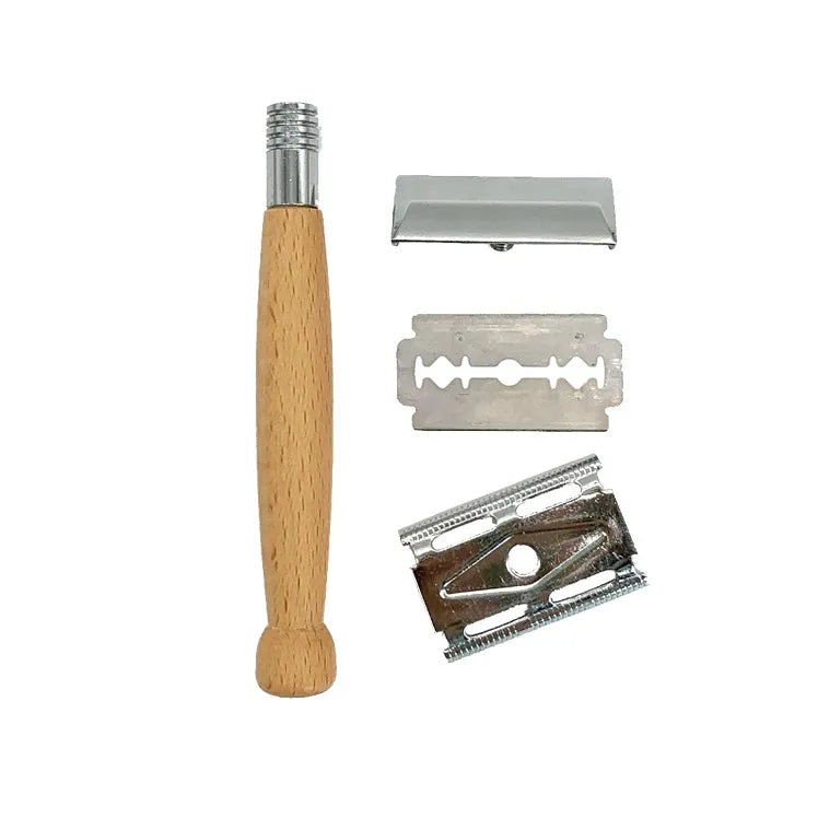 Beechwood Safety Razor (Double Edge)