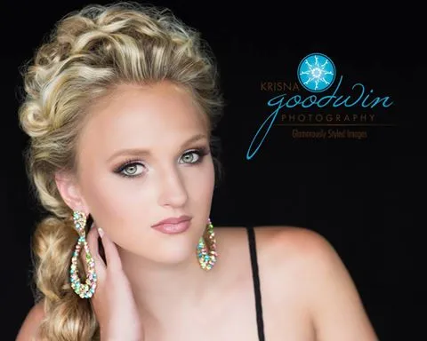 Big Aqua Crystal Pageant Hoop Earrings | 3.75" | Aqua Earrings | 302245