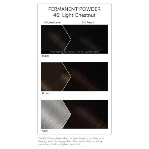 Bigen© Permanent Powder Hair Color 46 Light Chestnut