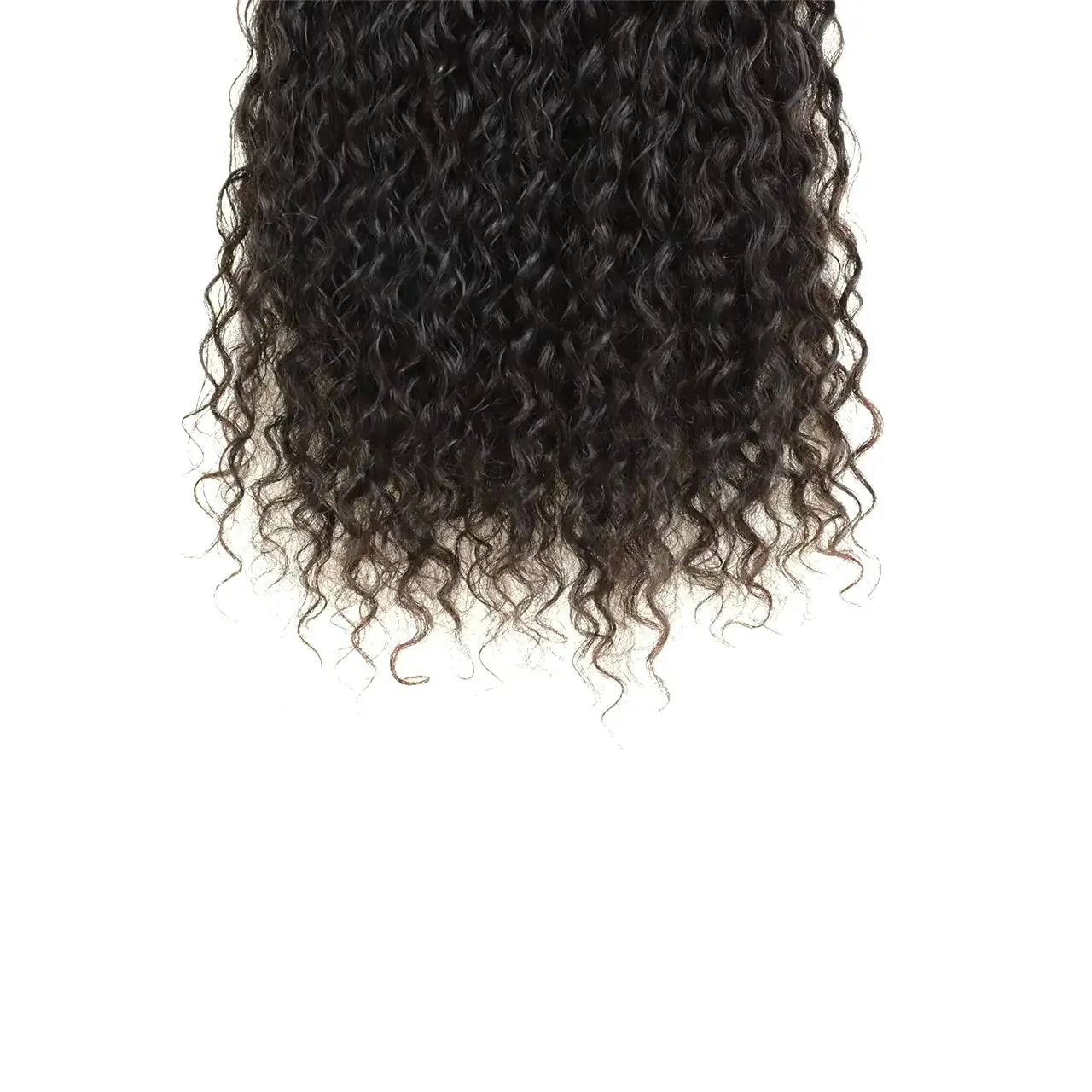Black Pre-looped Crochet Box Braids with Human Hair Curls