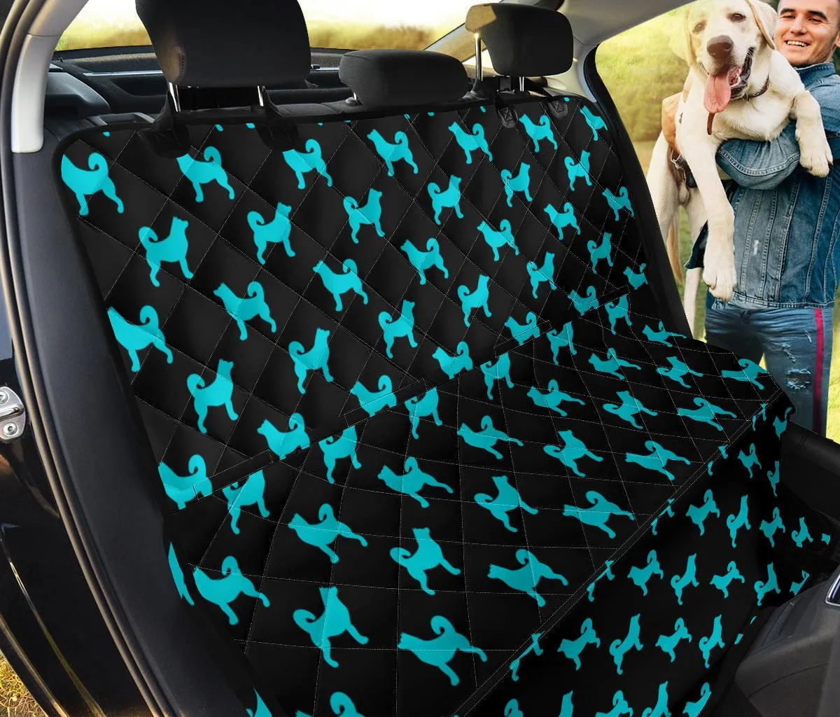 Blue dogs car seat covers
