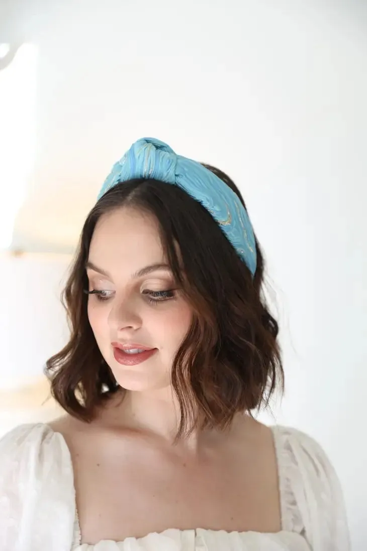 Blue Swirl Headband