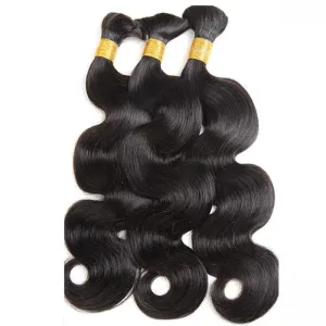 Body Wave Bulk Hair Extensions for Braiding