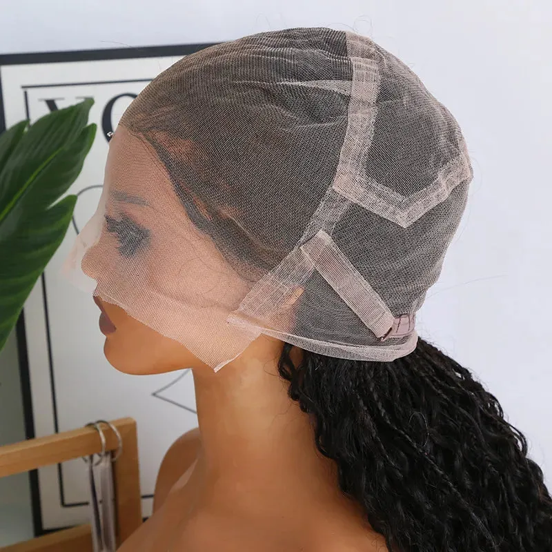 Bohemian Knotless HD Lace Human Hair Full Lace Braided Wig