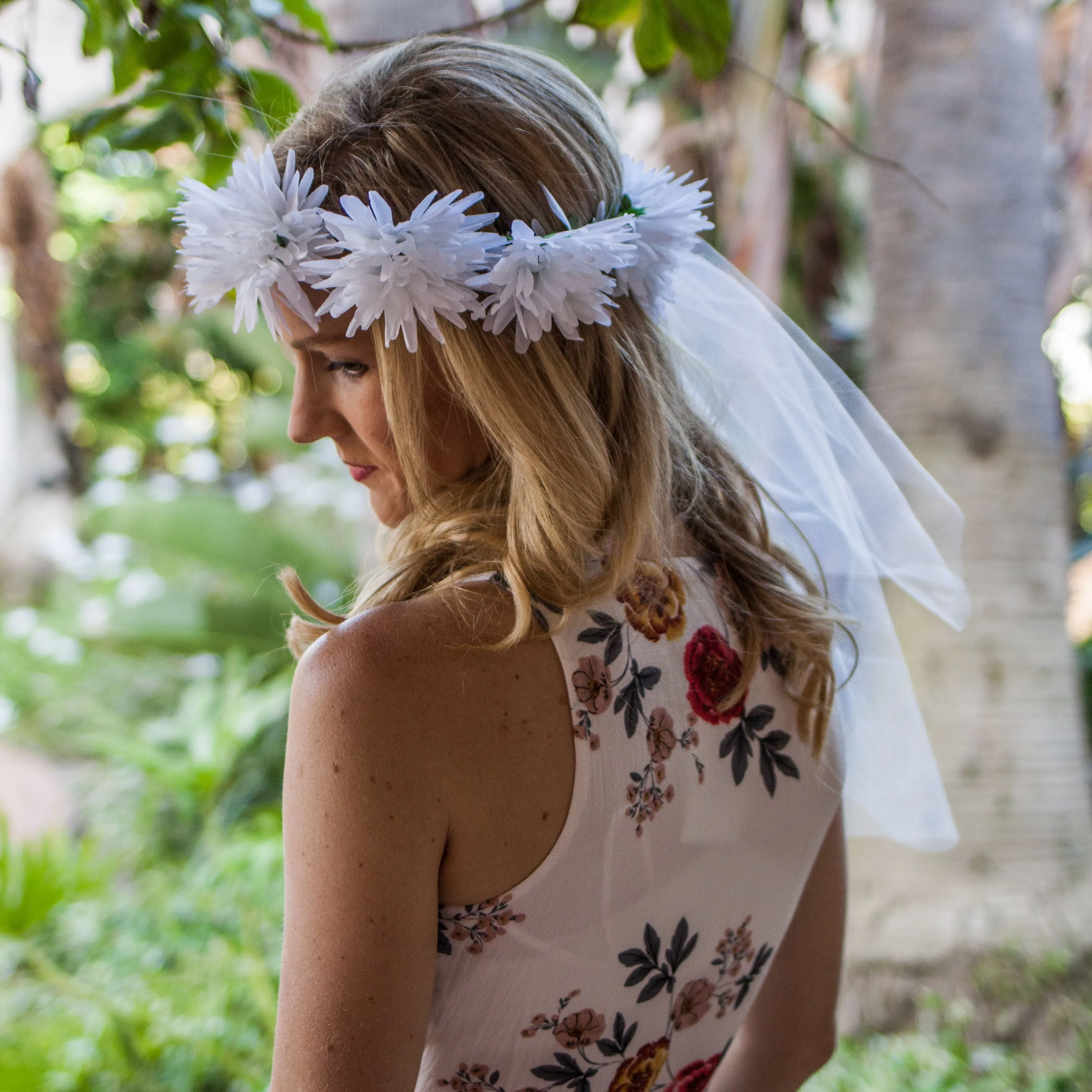 Boho Bride - Flower Crown Veil