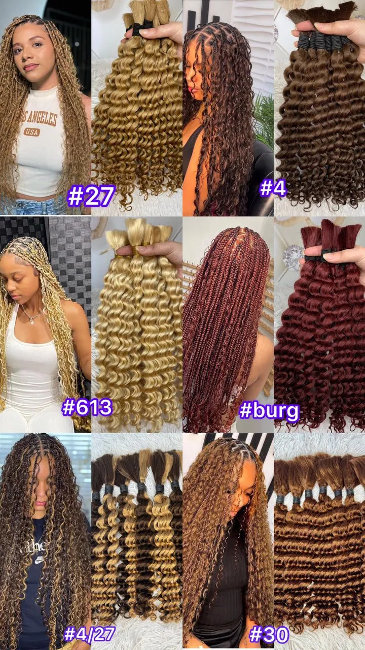 Boho Bulk Human  Hair
