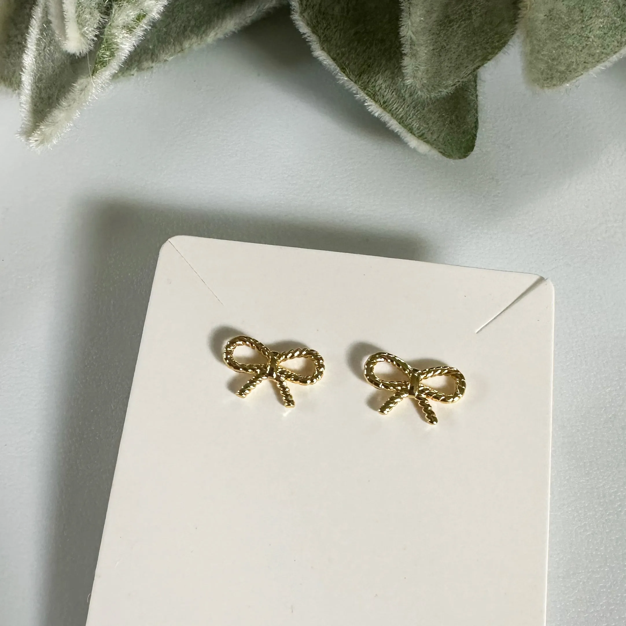 Bow Stud Earrings