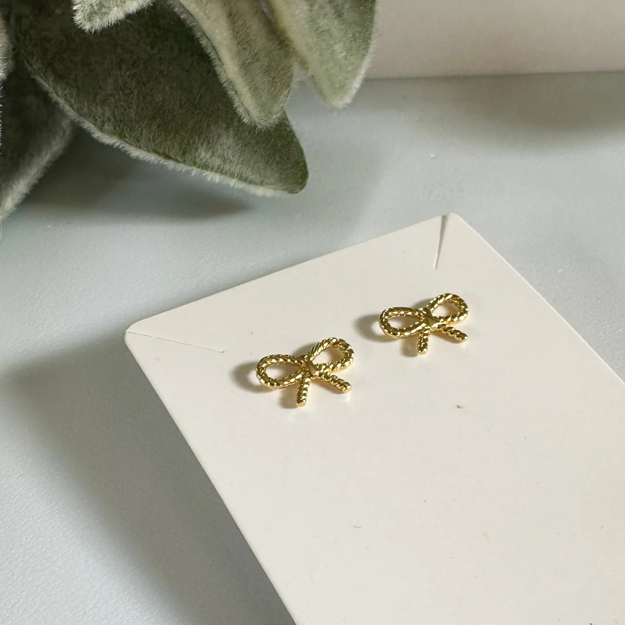 Bow Stud Earrings