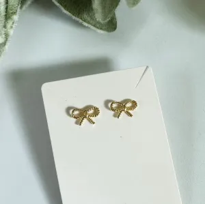 Bow Stud Earrings