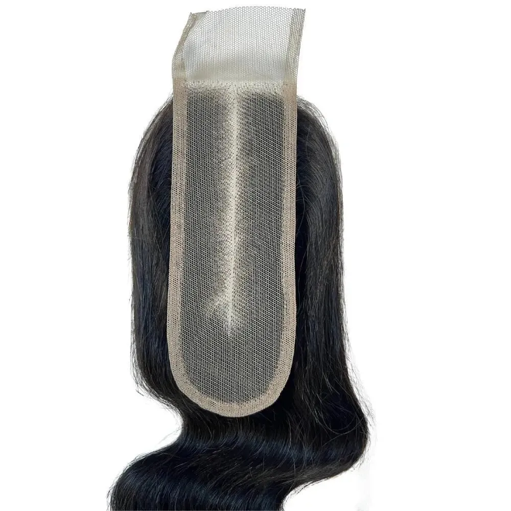 Brazilian Body Wave hair extensions 2x6 Transparent Closure