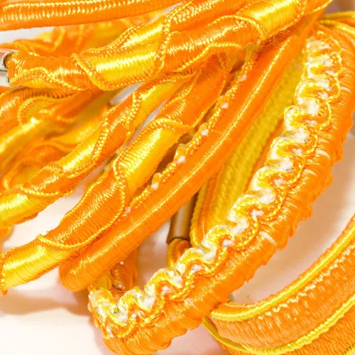 Bright Citrus Colored Elastics - Pack of 12