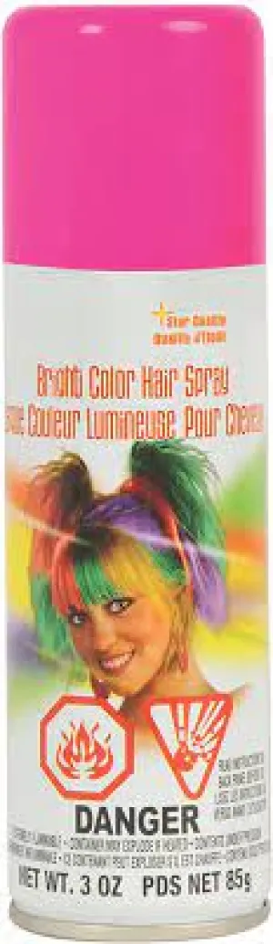 Bright color Hair spray
