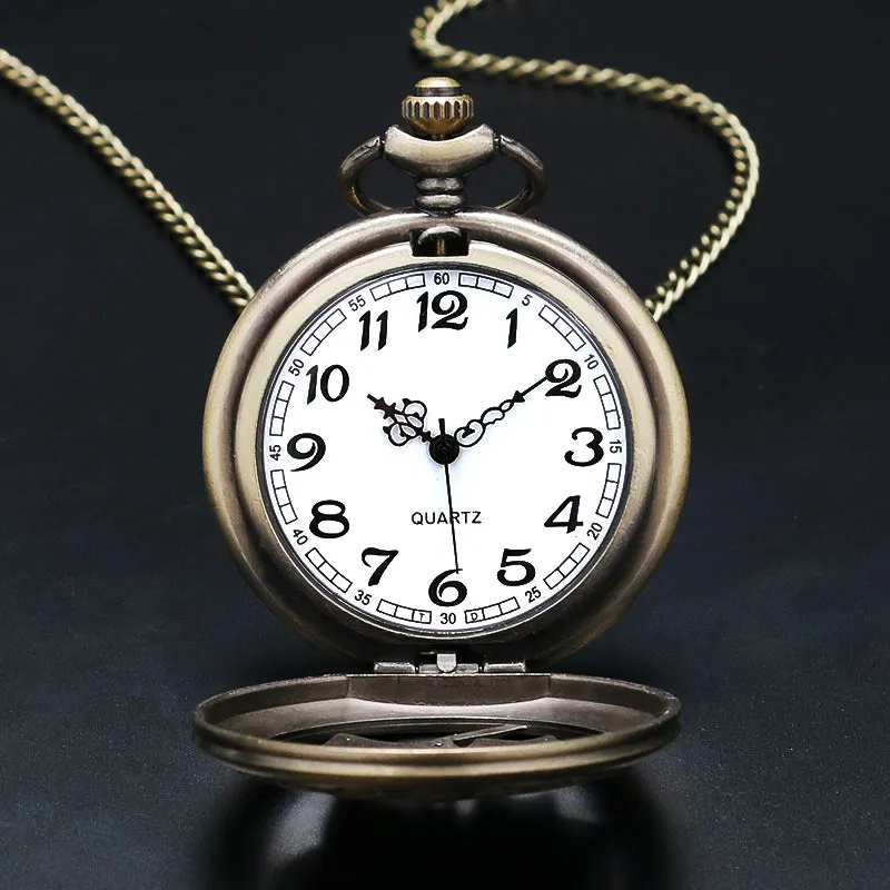 Bronze Antique Rose Pocket Watch