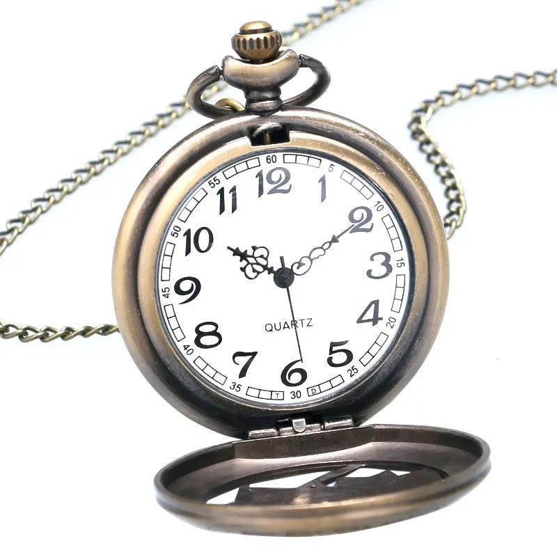 Bronze Antique Rose Pocket Watch