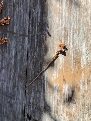 Camellia Gold Hair Stick