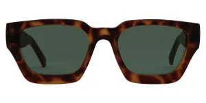 Carve Nova Sunglass - Mate Dark Honey Green lens