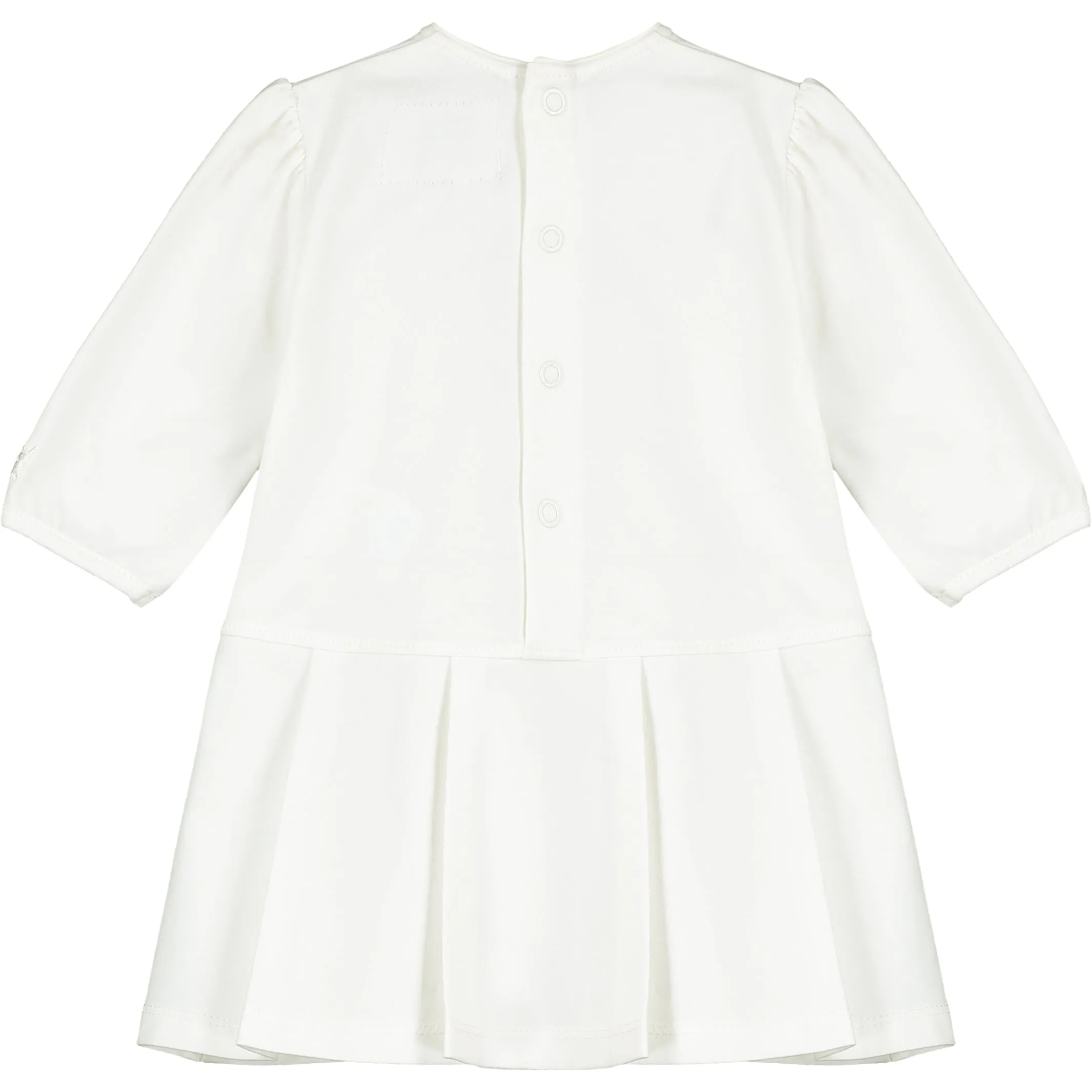 Celeste Ivory Dress with Flower Detail & Tights