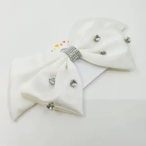 Claire's Ramadan White Hair Bows Clips & Grips