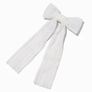 Claire's White Barrettes