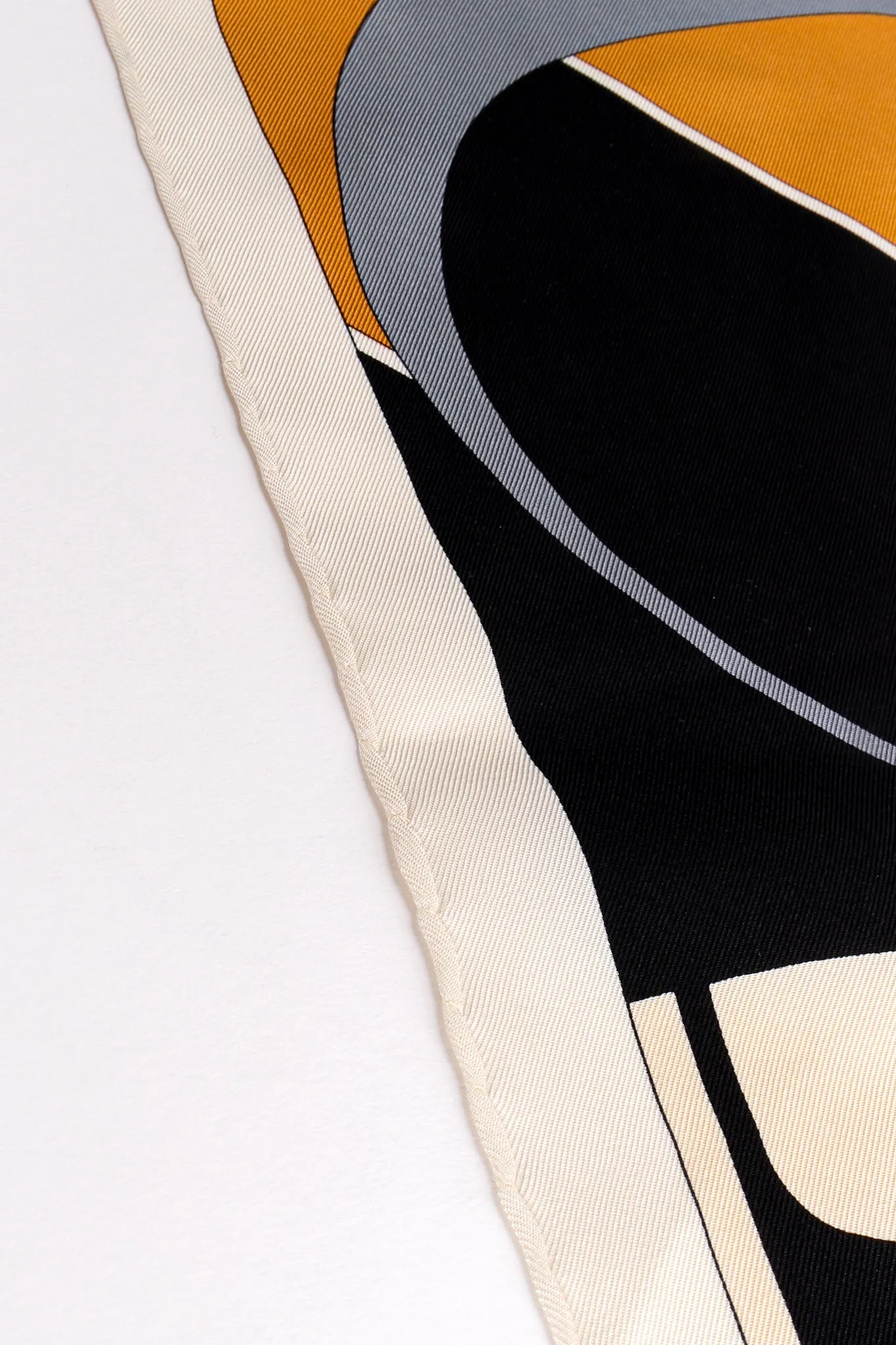 Colorblock Monogram Silk Scarf