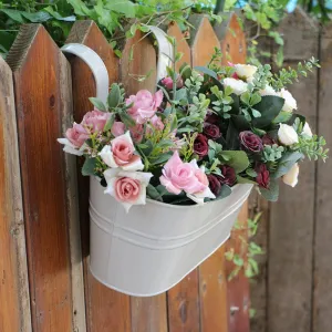 Colorful Hanging Flower Pots