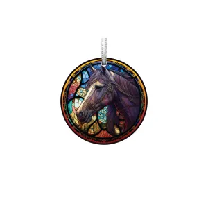 Colorful Horse, Acrylic Window Ornament #SC186