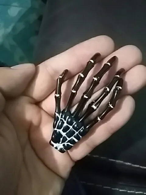 Colorful Skeleton Hand Hair Clips