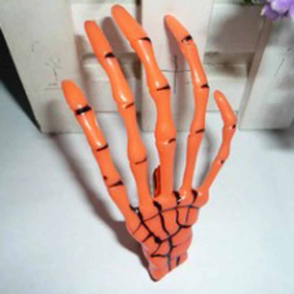 Colorful Skeleton Hand Hair Clips