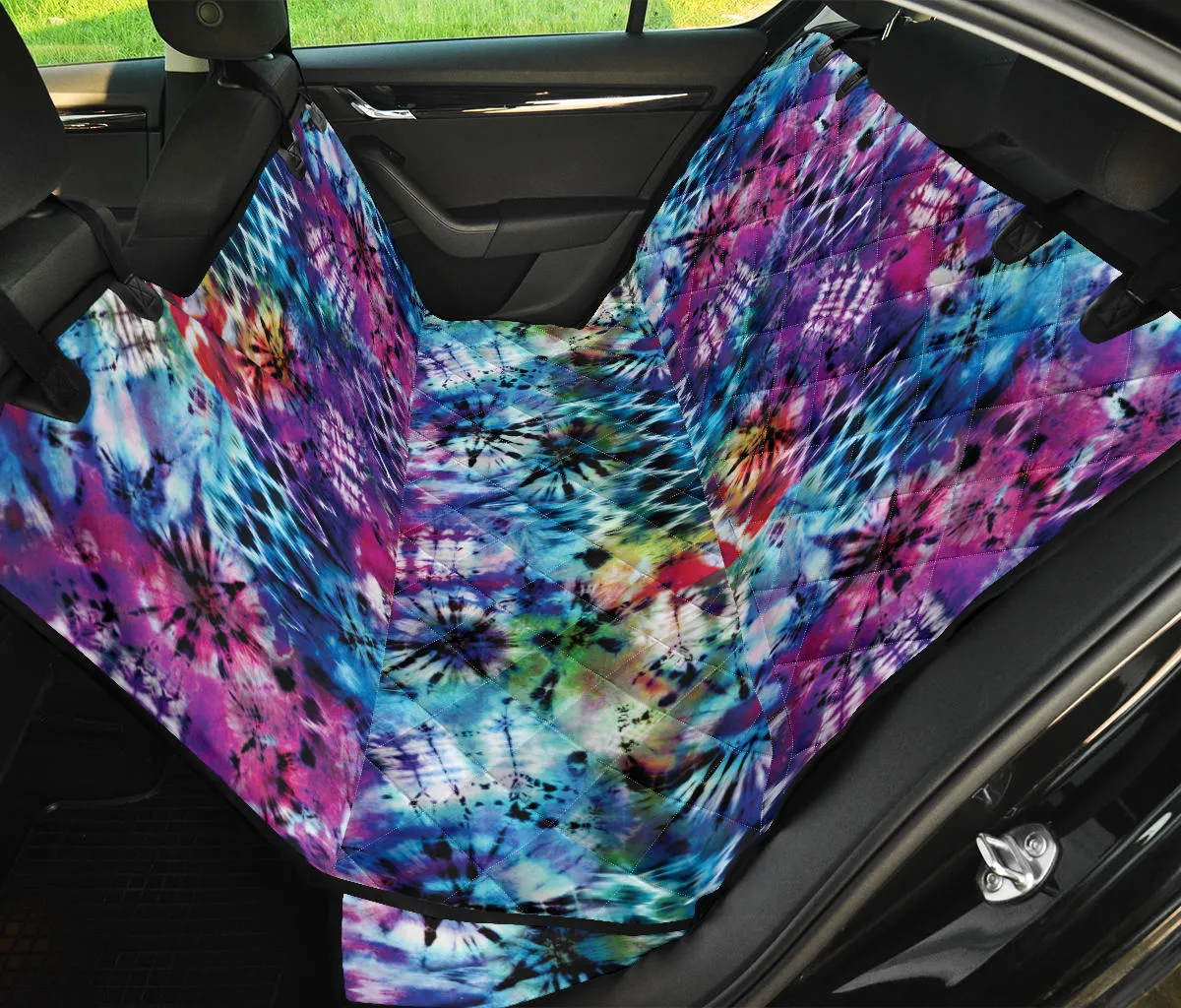 Colorful Tie Dye Pets Seat Cover Dog Hammock