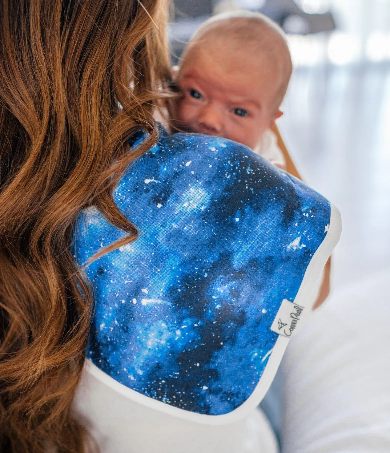 Copper Pearl Galaxy Premium Burp Cloth Set